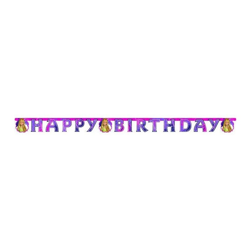 Hannah Montana - Napis Happy Birthday