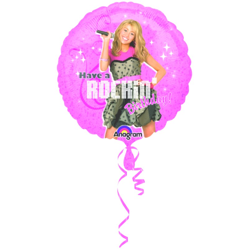 Hannah Montana Rocking Happy Birthday balon