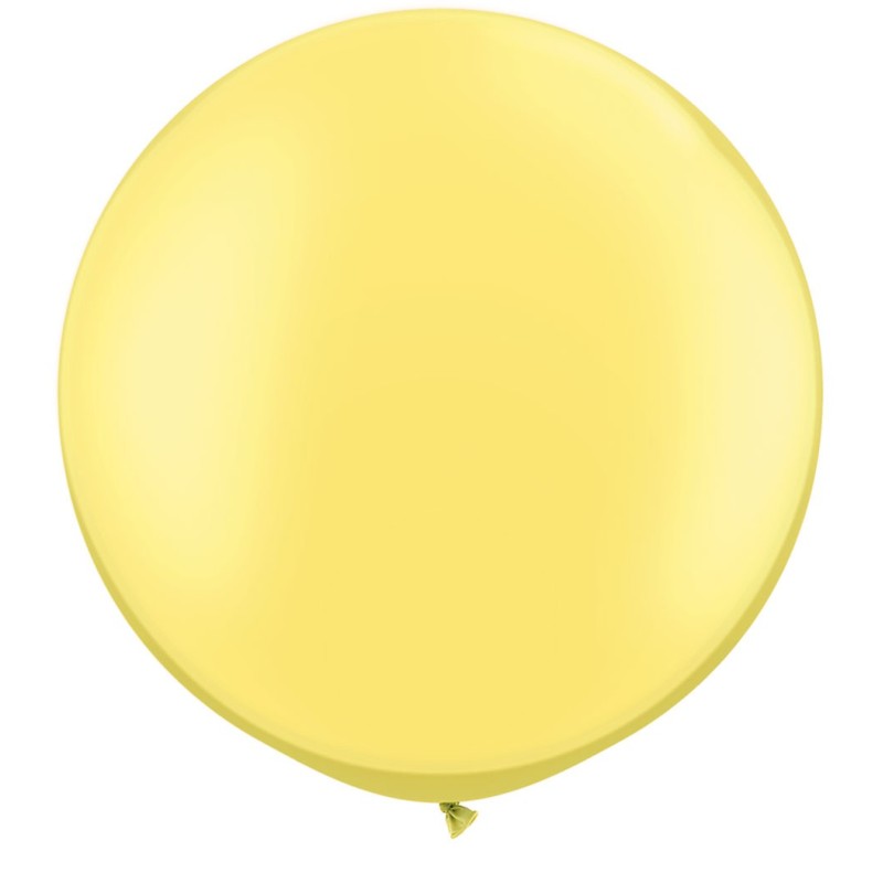 Ballon - perl zitrone chiffon 90 cm