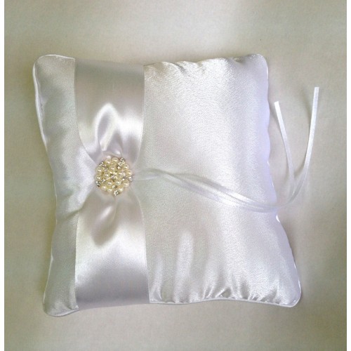 Square wedding ring bearer pillow