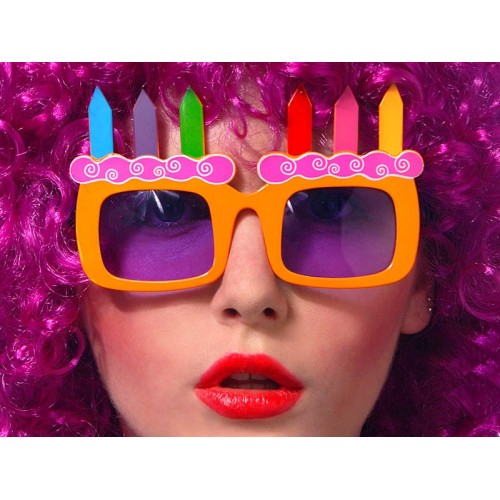 Cake party glasses