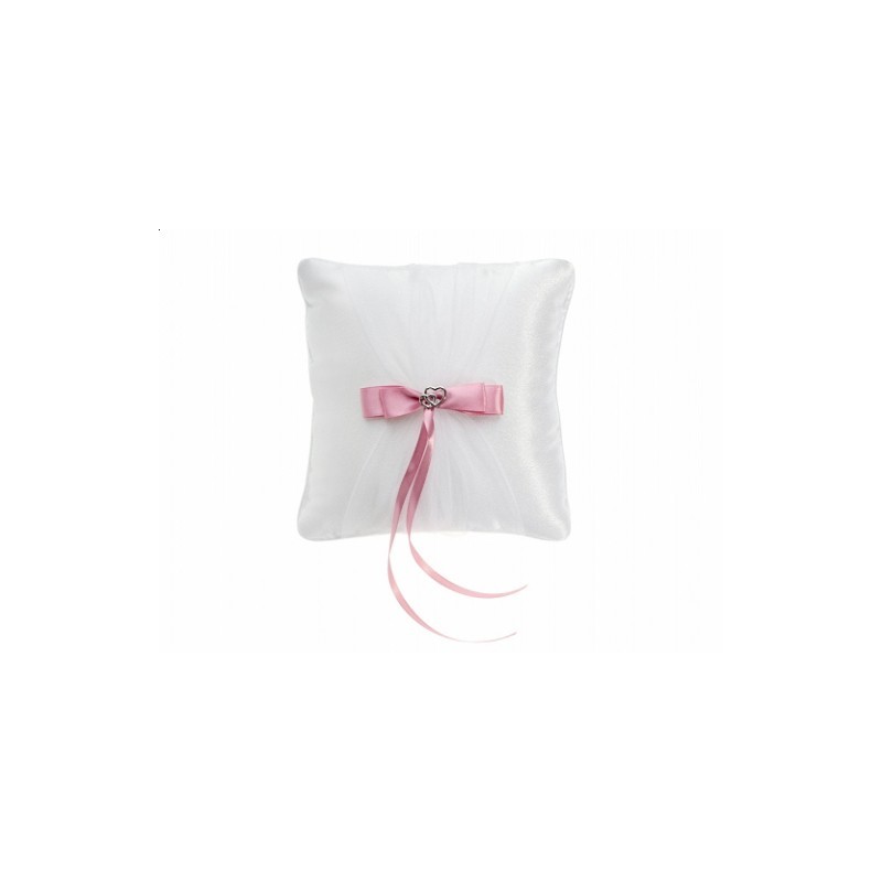 Wedding ring pillow with bow