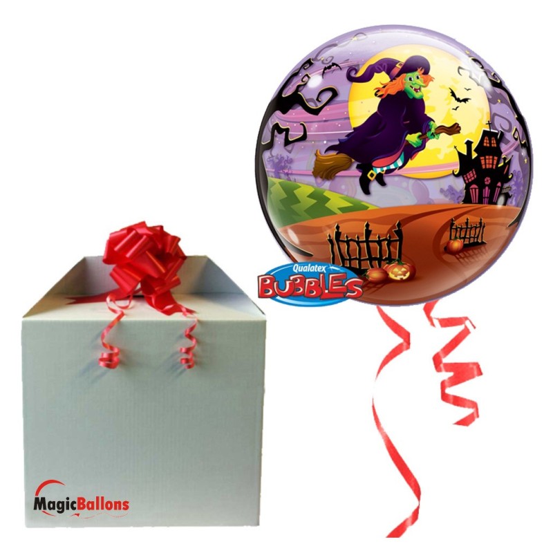 Flying witch's spooky brew - balon v paketu