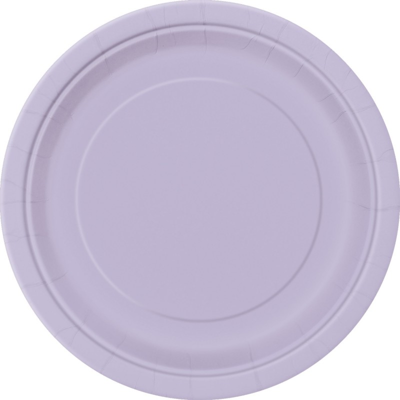 Plates 7" - Pretty Purple 20 pcs