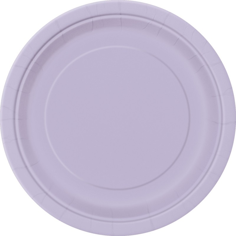 Plates 9" - Pretty Purple 8 pcs