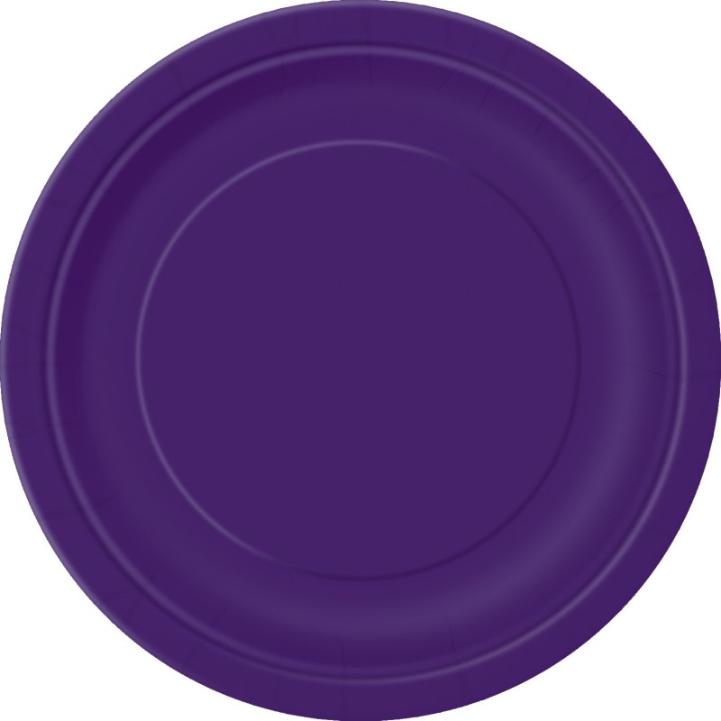Plates 7" - Pretty Purple 20 pcs
