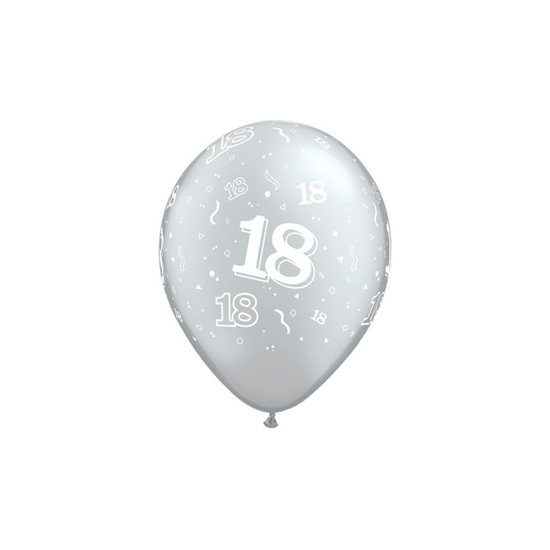 Ballon mit Zahl 18