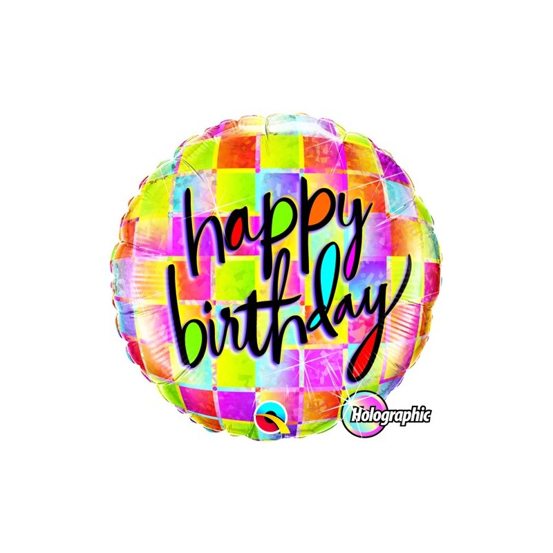 Birthday Kaleidoscope - folija balon