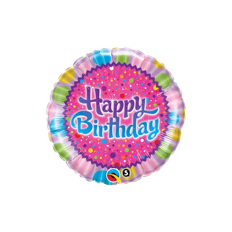 Birthday Sprinkles & Sparkles - folija balon