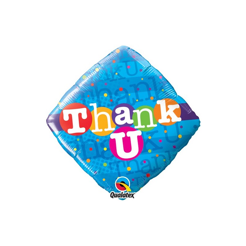 Thank You Colourful Dots - Folienballon