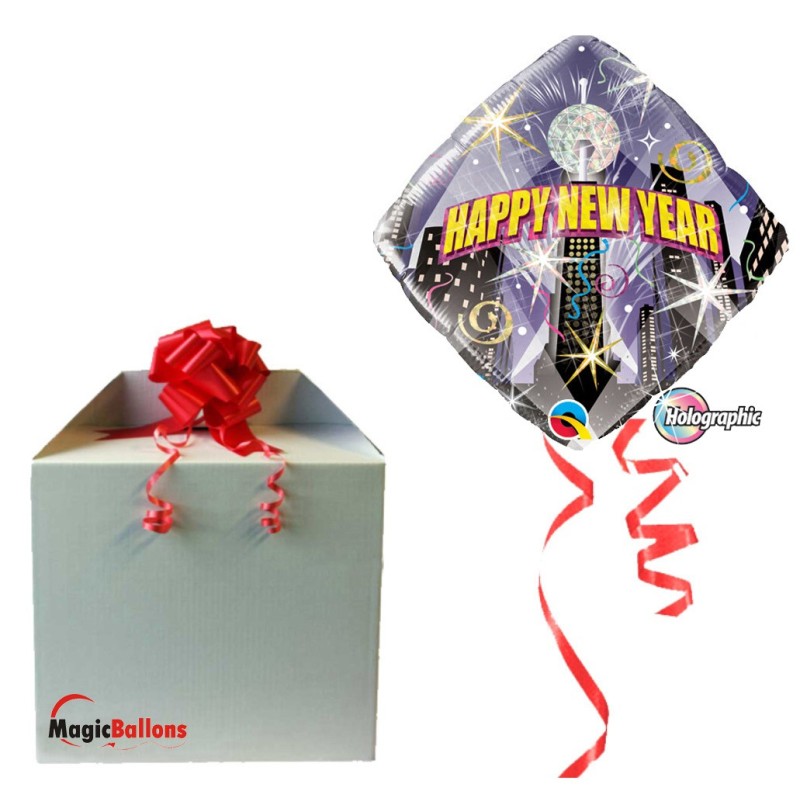 New Year Party Countdown - Folienballon in Paket